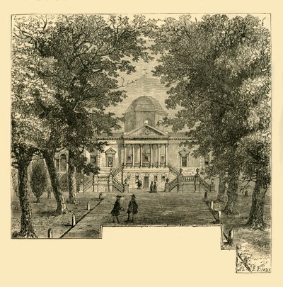 Chiswick House, i 1763, c1878. av Unbekannt