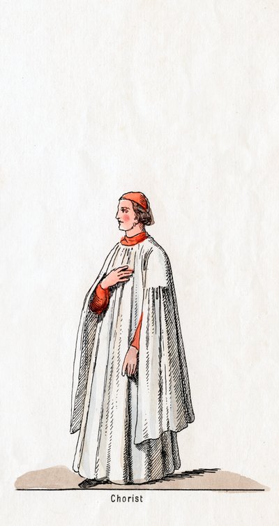 Korist, kostymedesign for Shakespeares skuespill, Henry VIII, 1800-tallet av Unbekannt