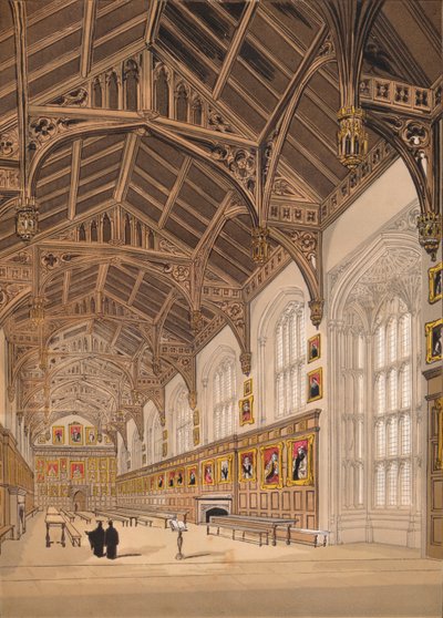 Christ Church Hall Oxford, 1845 av Unbekannt