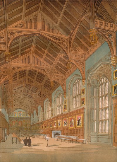 Christ Church Hall, Oxford, c1845, 1864 av Unbekannt