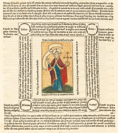 Kristus før Salvatore, ca. 1475. av Unbekannt
