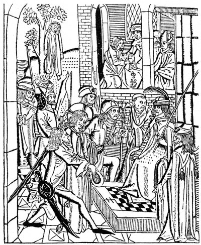 Kristus før Pilatus, 1488 1964 av Unbekannt