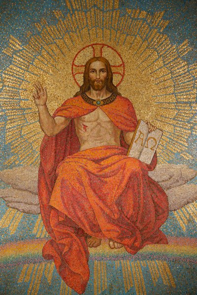 Kristus i Majestet - Church of St - Alphonsus Liguori, Roma, Italia av Unbekannt