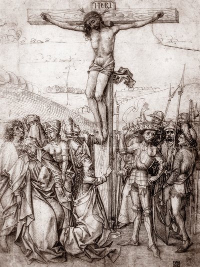 Kristus på korset, c1480 av Unbekannt