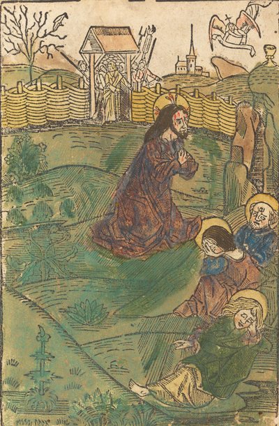 Kristus på Oljeberget, ca. 1490. av Unbekannt