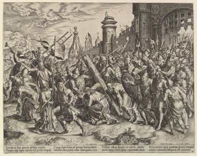 Kristus på vei til Golgata, ca. 1560. av Unbekannt