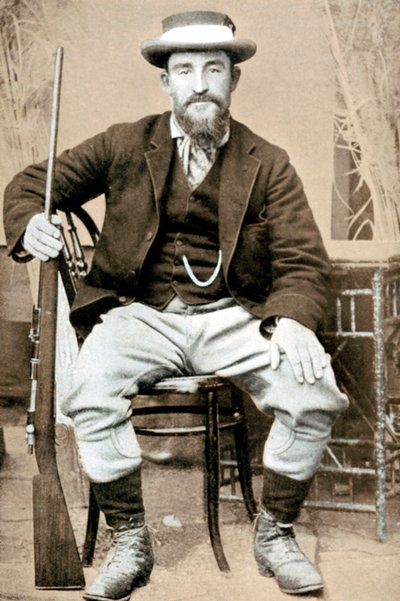 Christiaan de Wet, boersoldat og politiker, ca 1900 av Unbekannt