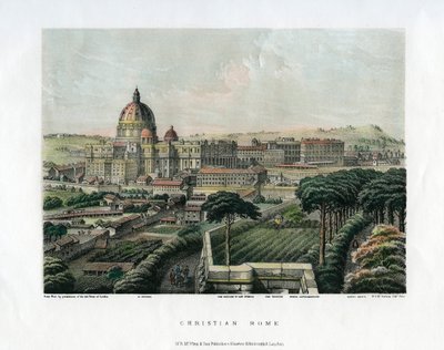 Christian Roma, Italia, c1865 av Unbekannt