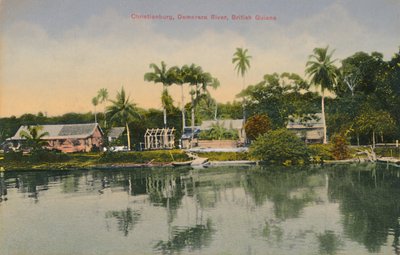 Christianburg, Demerara-elven, Britisk Guyana, tidlig på 1900-tallet. av Unbekannt