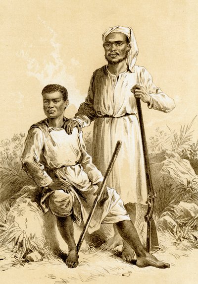 Chuma og Susi, 1800-tallet av Unbekannt