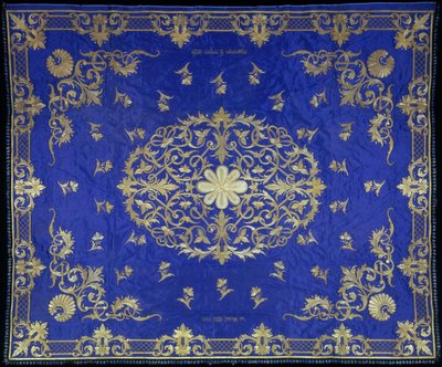 Chuppah ekteskapsbaldakin, 1867-1868 av Unbekannt