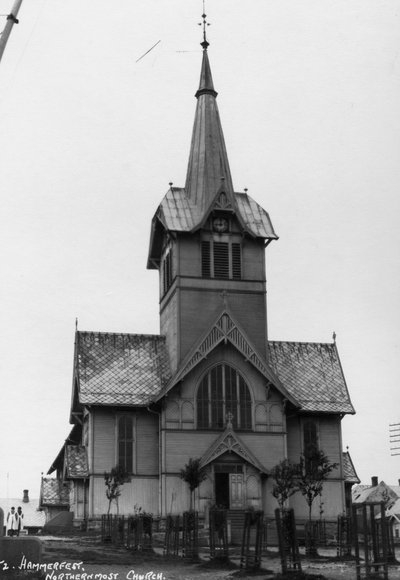 Church, Hammerfest, Finnmark, northern Norway, c1920s-c1930s av Unbekannt
