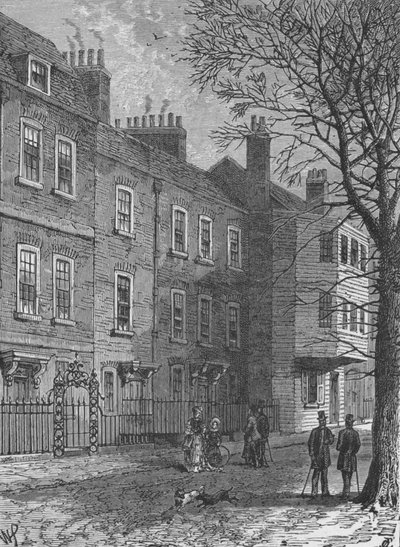 Church Row, Hampstead, 1890 av Unbekannt