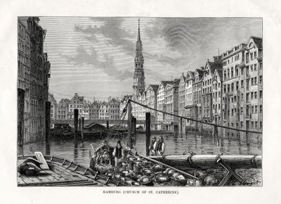 Katarina-kirken, Hamburg, Tyskland, 1879 av Unbekannt