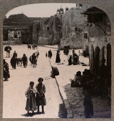 Fødselskirken, Betlehem, ca 1900 av Unbekannt