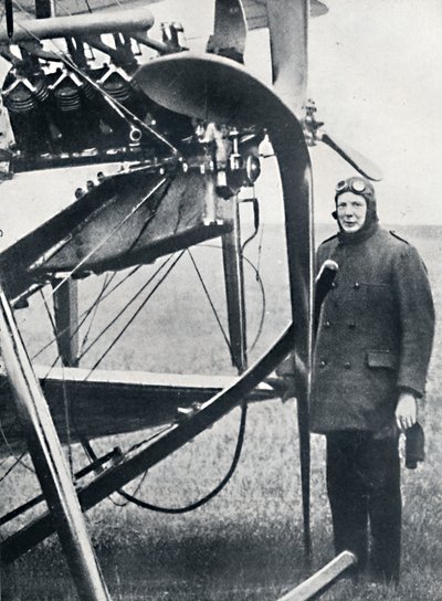 Churchill ble interessert i fly og forutså de største mulighetene, 1914, 1945 av Unbekannt