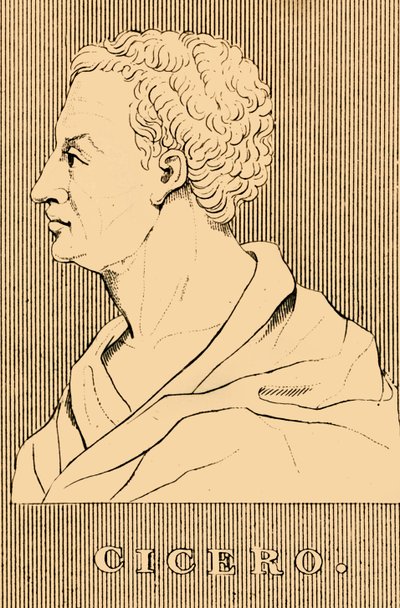 Cicero, 106-43 f.Kr., 1830. av Unbekannt