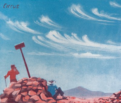Cirrus - Et dusin av de viktigste skyformene på himmelen, 1935 av Unbekannt