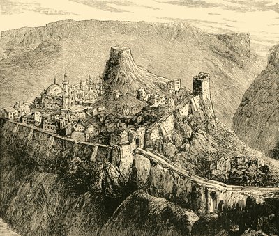 Citadel and Palace of the Ancient Kings of Bulgaria ved Tirnova, 1890. av Unbekannt