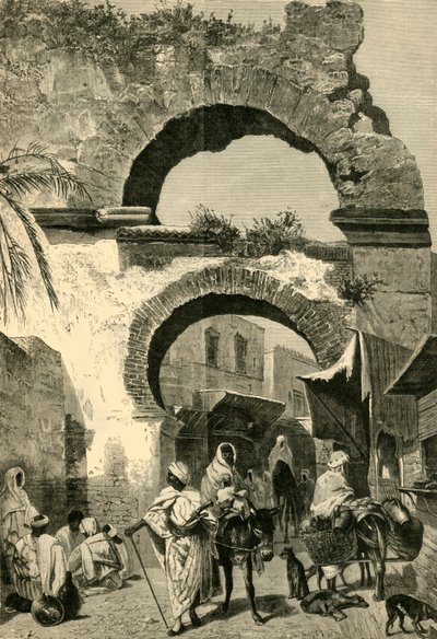 Byporten i Tunis, 1881. av Unbekannt