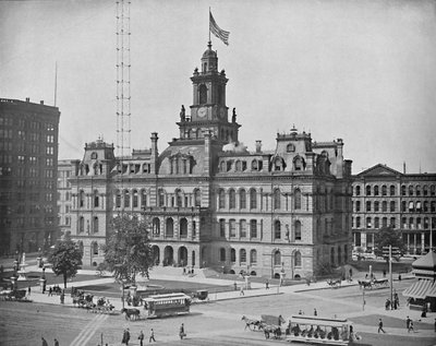 Rådhuset, Detroit, Michigan, c1897. av Unbekannt