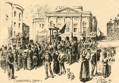Clerkenwell Green, London, c1890. av Unbekannt