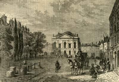 Clerkenwell Green i 1789, c1872. av Unbekannt