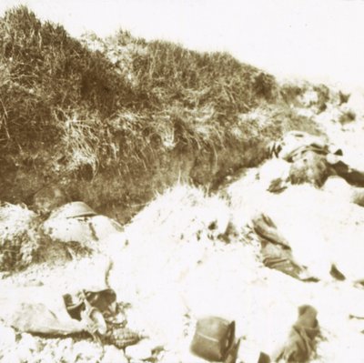 Clery etter angrep, Frankrike, c1914-c1918 av Unbekannt