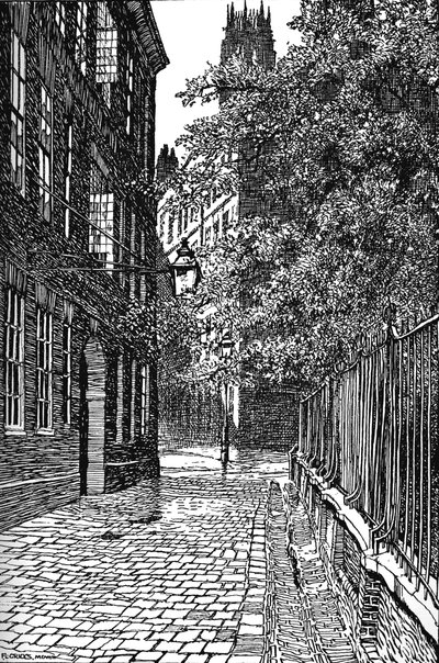Cliffords Inn, Looking North, 1903 av Unbekannt