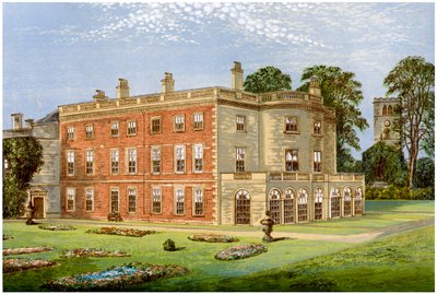 Clifton Hall, Nottinghamshire, hjemmet til Baronet Clifton, c1880 av Unbekannt