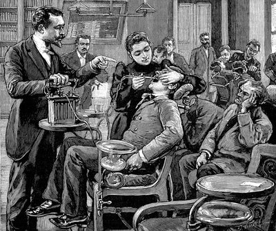 Klinikk ved School of Dentistry, Paris, 1892 av Unbekannt