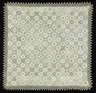 Klut med blomster- og vegetabilske mønstre, 1560-1600. av Unbekannt