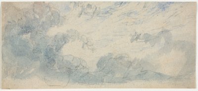 Cloud Study, 1800-tallet. av Unbekannt
