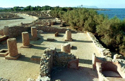 Kystromerske ruiner, Tunisia, 3. århundre e.Kr av Unbekannt