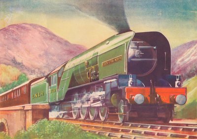 Cock O The North Locomotive, L.N.E.R., i høylandet, 1940 av Unbekannt