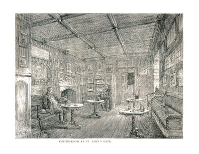 Kafferom ved St. Johns Gate, 1878 av Unbekannt