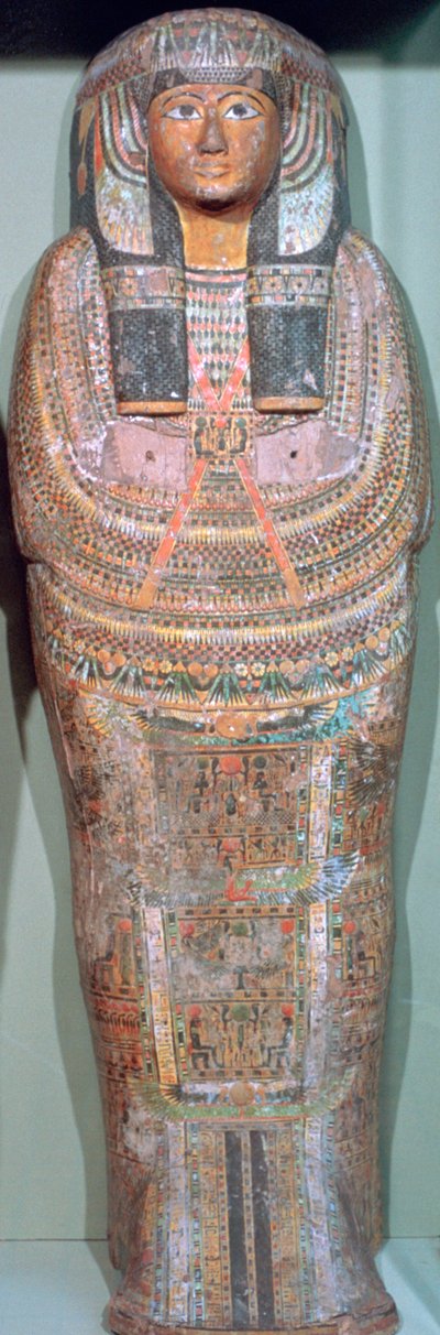 Kiste til den gamle egyptiske presten Khons-Da-Khred, c1085 f.Kr. av Unbekannt