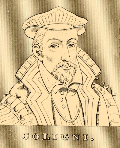 Coligni, 1519-1572, 1830. av Unbekannt