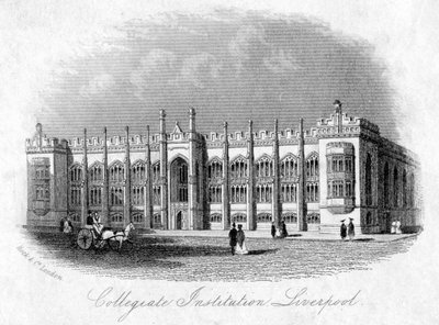 Collegiate Institution, Liverpool, ca 1870-tallet av Unbekannt