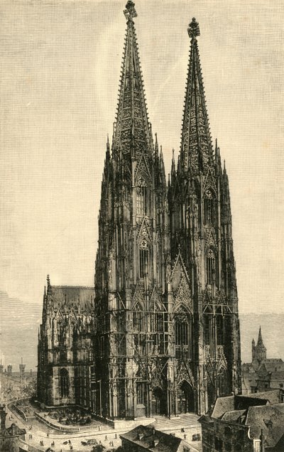 Kölnerdomen, 1890. av Unbekannt