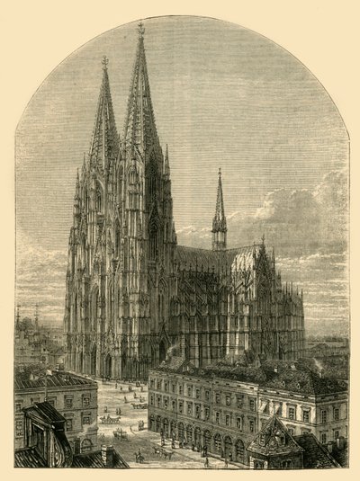Kölnerdomen ferdigstilt, 1881. av Unbekannt