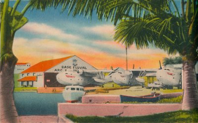 Den colombianske marinebasen, Barranquilla, ca 1940-tallet av Unbekannt