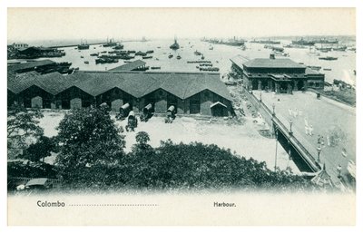 Colombo havn, Ceylon, tidlig på 1900-tallet av Unbekannt