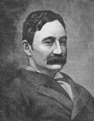 Oberst Fred Burnaby, c1881-85 av Unbekannt