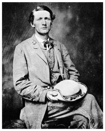 Oberst John Singleton Mosby, amerikansk konføderert soldat, 1860-tallet 1955 av Unbekannt