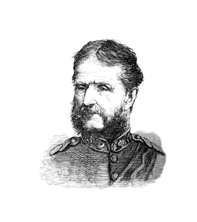 Oberst Nugent, Commanding the Royal Engineers, c1882 av Unbekannt