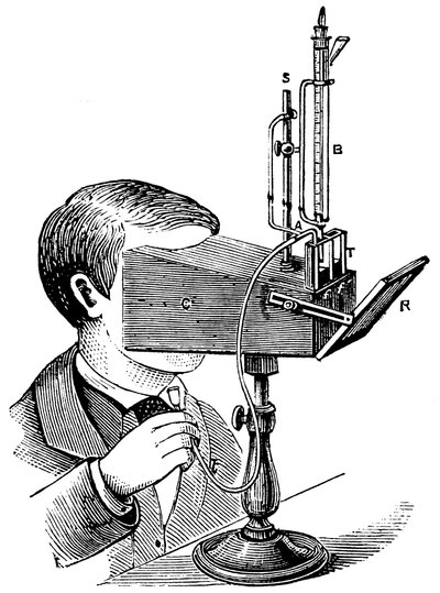 Kolorimeter, etter et design av Labilliardiere med modifikasjoner av Salleron, 1871 av Unbekannt