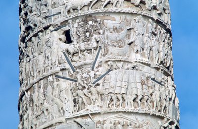Søyle av Marcus Aurelius, detalj, Piazza Colonna, Roma av Unbekannt