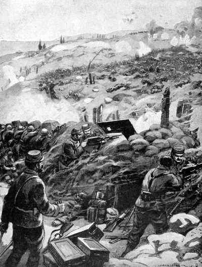 Kamp i Dardanellene, Achi Baba, 1915 av Unbekannt