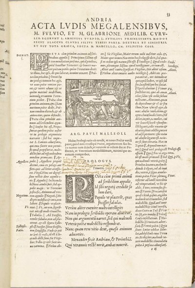 Komedier av Terence av Jean de Roigny, 1552. av Unbekannt